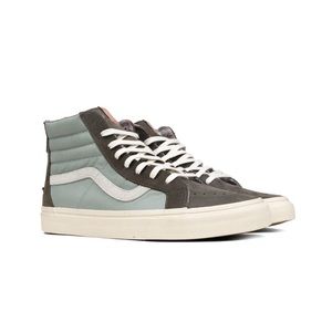 Vans SK8 Hi Zip Blue Leather/Suede NEW